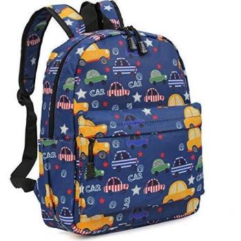 Zicac Mochilas Infantiles, Lona Bolsa Mochila Niño Mochila Bebe Guarderia Mochila Escolar con Animal para Niñas y Niños de 3 a 6 años de Edad