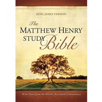 Matthew Henry Study Bible, Bonded Leather Black