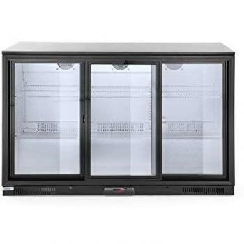 Refrigerador de bebidas 3 puertas 303 L 300 W con 6 estantes - Hendi 235836