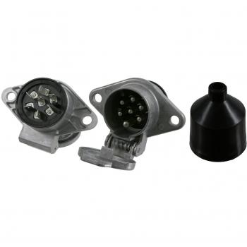 Tomacorriente de remolque FEBI BILSTEIN 07341 con protección contra agua y conectores 1185 (N) Aftermarket