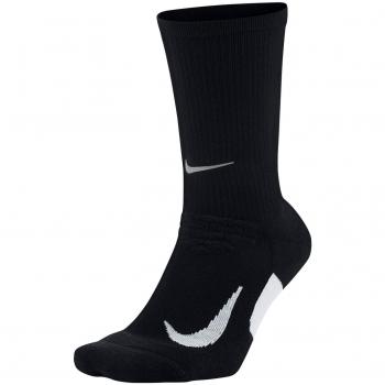 Nike Elite Running Cushion Cre Calcetines, Hombre, Schwarz-weiß, Medium
