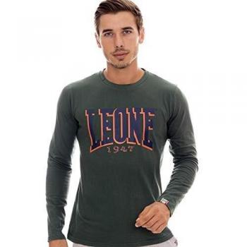 Leone - Leone 1947 Apparel Camiseta de Manga Larga para Hombre - Verde Cazador