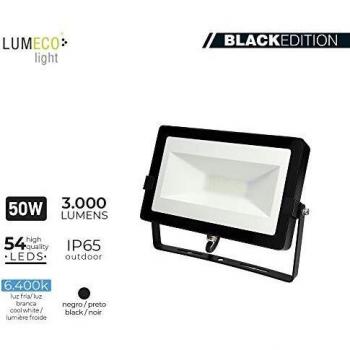 Edm 70343 Foco Proyector Led 50W, 6400K, 3000 Lumen, Negro
