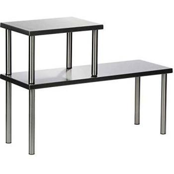 COM de Four® cocina de 2 etapas estante de acero inoxidable con pies de goma antideslizantes