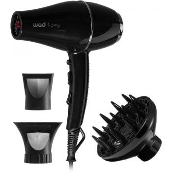 Wad Flowy Black Silver Hair Dryer 1 pc