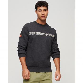 Superdry Sudadera Workwear Logo Vintage Negro