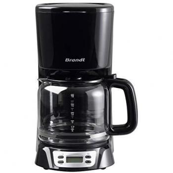 Cafetera de filtro programable Brandt CAF1318E, 1,8 L, 1000W, capacidad para 18 tazas