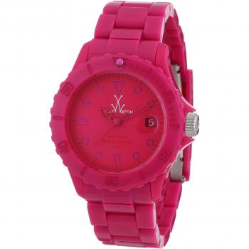 ToyWatch Unisex Quartz Watch with Black Dial Analogue Display Mixed Media MO04PS