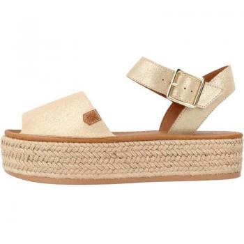 Sandalias Mujer Marca Popa Modelo Denali Boreal Marrón Claro