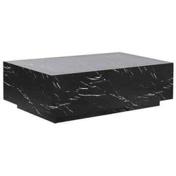 Mesa de Centro Home ESPRIT Negro Madera MDF 120 x 60 x 35 cm