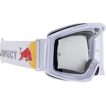 Red Bull Strive Gafas de ciclismo y motocross, color blanco, tamaño único, diseño transparente