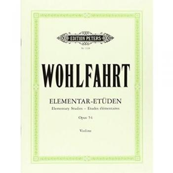Estudios Elementales para Violín Op. 54 de Franz Wohlfahrt - 40 Etudes para Violín Solo