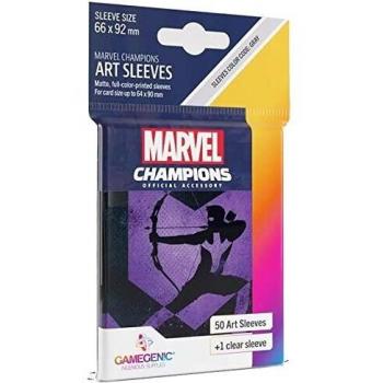 Marvel Champions Sleeves Hawkeye - Multilenguaje (incluye Español