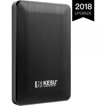 KESU 2,5 Ultra Slim Hard Disk Esterno Portatile USB3.0 SATA HDD Storage per PC, Desktop, Laptop, Chromebook, Xbox, PS4