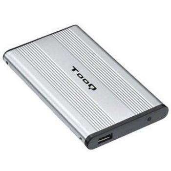 Caja externa 2,5 Sata a USB 2.0 Plata Tooq