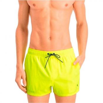 Bañador de Puma Length 1P Hombre Lima, Textil Sportswear, Marca Puma, Modelo 100000029-038, Color Amarillo