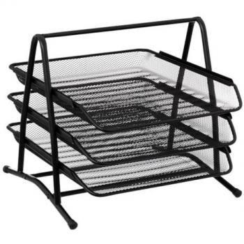 Bandeja Metálica para Cartas Havi - 29 cm Negra, 5five Simply Smart