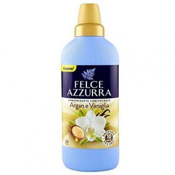 Suavizante Concentrado Felce Azzurra con Aceite de Argan y Aroma a Vainilla 600ml