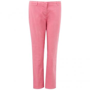 Lardini Elegant Pink Cotton Trousers for Women - IT42|M, Slim-fit, Size: S