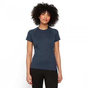Montane Women's Dart Technical Short Sleeve Tee, Size UK 14, Color Eclipse Blue