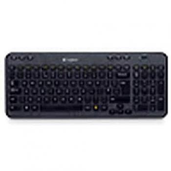 Logitech K360 Teclado Inalámbrico para Windows, Disposición QWERTY US Internacional - Negro