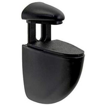 WOLFPACK LINEA PROFESIONAL 25010068 Soporte Pelicano Regulable Para Estante 1/20 mm. Negro