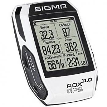 Sigma Sport Rox Gps 11.0 Set con Ciclocomputador, Unisex Adulto, Blanco, Talla Única