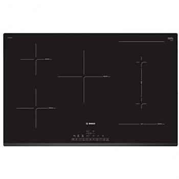Placa de Inducción BOSCH PVW831FC5E 80 cm 7400 W con Display Digital y Control DirectSelect - 5 Fuegos
