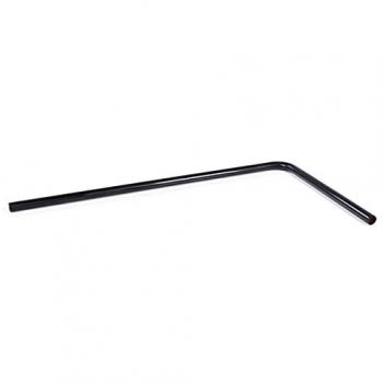 Alphacool 13mm OD 90° Brass Hard Tube - Deep Black, 20/40cm