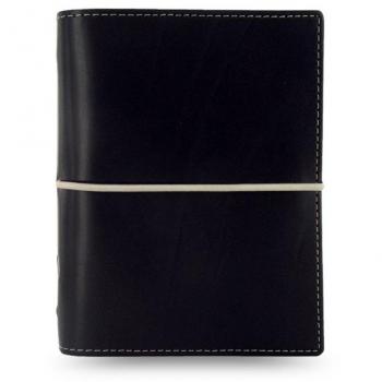 Organizador Pocket Filofax Domino Negro