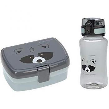 Conjunto de Fiambrera y Botella Lässig Mapache