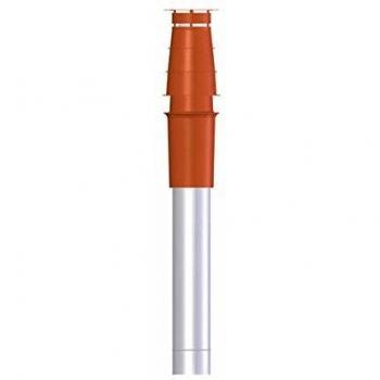 Terminal de Techo de Condensación Naranja Marrón D.80/125 TEN