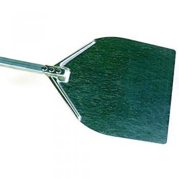 Pala para pizza de aluminio y acero aluminizado - 32 x 30 cm - Mango de 120 cm - Calidad profesional Made in Italy