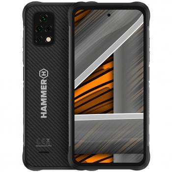 myPhone Hammer Blade 4 Rugerizado Smartphone Negro - 6GB RAM, 128GB Almacenamiento, Android 12, Pantalla 6.5 Full HD+