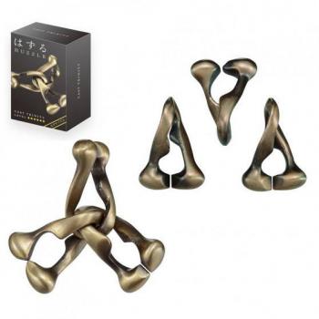 Rompecabezas Huzzle Cast Trinity - Nivel de Dificultad 6, Material Acero, Color Dorado