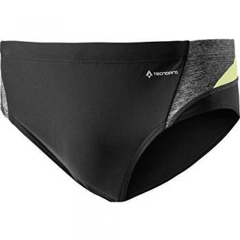 Tecno Pro Romey bañador, Hombre, Black/Melange, 4