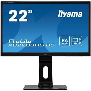 Monitor iiyama ProLite XB2283HS-B5 LED 21.5 Full HD 1920 x 1080 con conexiones VGA, DVI y HDMI