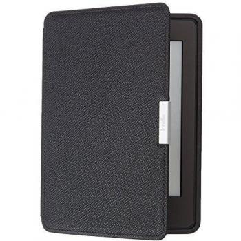 Amazon - Funda de cuero para Kindle Paperwhite, color negro ónix - compatible con todas las generaciones de Kindle Paperwhite