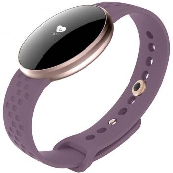 OOXLF Mujer Reloj inteligente Seguidor de la aptitud Con Sueño de salud Recordatorio de seguimiento Soporta Android 4.4 y IOS 8.0 anteriores , purple
