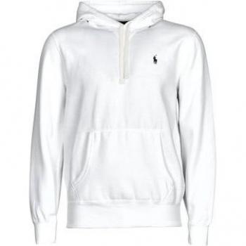 Polo Ralph Lauren Men's Classic White Hoodie Sweatshirt, Size Large, Casual Cotton Pullover
