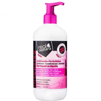 Acondicionador sin Sal para Rizos - Condicionador Sem Sal Pro-cachinhos 300 ml - Real Natura