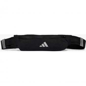 Cinturón para Correr Adidas Run Belt Negro con Cuatro Bolsillos y Espacio para Móvil, Llaves y Geles Energéticos