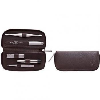 Zwilling J.A. Henckels Classic Inox Estuche de Manicura, 5 Piezas, Color Marrón