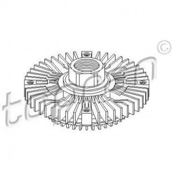 TOPRAN 109 608 Viscoso de Ventilador para AUDI A4 B5 Berlina, A6 C5 Avant y VOLKSWAGEN Passat GP Variant