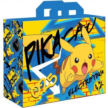 Pikachu Rafia Shopping Bag - Pokémon Merchandise