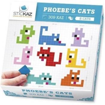 Stickaz SK006 - Phoebe's Cats - Pegatina Rompecabezas