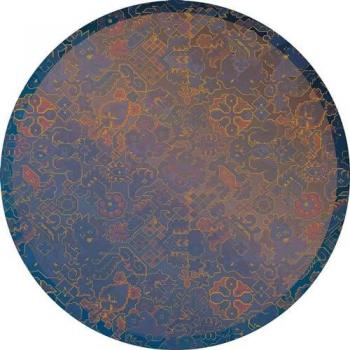 Papel Pintado Redondo Autoadhesivo Komar Ornament, 125x125 cm