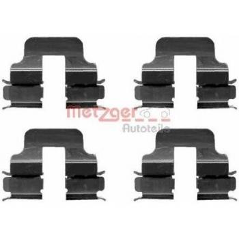 Kit de accesorios para pastillas de freno traseras METZGER 109-1247 para Mercedes A-Klasse, B-Klasse, C-Klasse y Vaneo