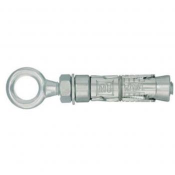 Anclaje para albañilería RawlPlug R-RBL-10EW Acero M10, diámetro 16mm, largo 120mm, con perno ocular pesado de zinc