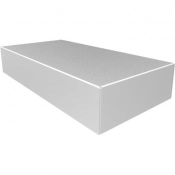 Hammond 1444-28 Aluminium Chassis, 406x203x76mm, Natural Finish